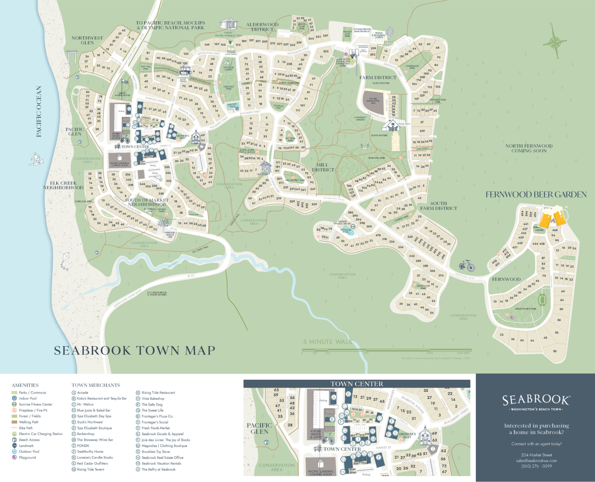 Seabrook Town Map